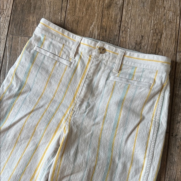 MADEWELL Emmett Wide Leg Striped Pants Womens Size 26 - Picture 4 of 6